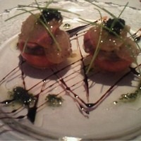 ラ ターブル ド クラージュ - シマアジとフルーツトマトの…