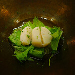 蓮心 - 帆立とスダチの冷麺