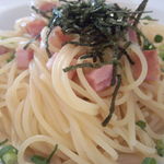 ベーコンとアスパラの和風パスタ( ´艸｀)♡