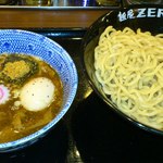 麺屋ZERO1 - 武士系豚骨つけ麺中(300g)750円+味玉100円