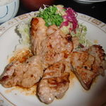 キッチン ニューほしの - 週替わり「豚肩ロースの塩麹焼き」♪