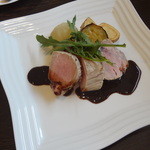 デイリー - 7月7日　Ｃランチ　豚ヒレ肉のローストポーク　バルサミコソース