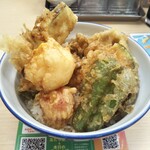 さん天 - 野菜天丼＋たまご天