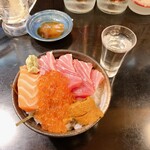 男鹿半島 - 締めのミニおまかせ丼♪美味♪