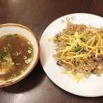 グリルABC - 中華スープ＆焼めし