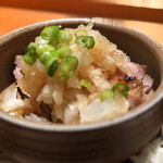 とり茶太郎 - 腿たたき自家製麺おろしポン酢、ポン酢迄自家製とは抜かり無し！