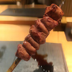 とり茶太郎 - ホロホロ肝、希少なホロホロの肝が頂けるとは！