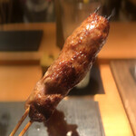 とり茶太郎 - この日お初のタレでしたが、焼き代脇の特大タレ壺にたっぷりと浸かりサラサラと美味しい！