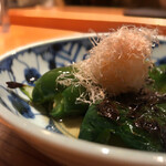 とり茶太郎 - ピーマン焼き浸し