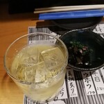 町田酒場 輝一 - テキーラ梅酒  ４３０円