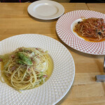 イタリア食堂 テラマーテル - この日の日替わりパスタ2種類