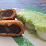 つつみ屋 - つつみ揚はくるみ入りのあんこを詰めた揚げ饅頭。ずんだだんごもおいしい