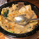 ヤキニク OHANA - 石焼きビビンバ混ぜ混ぜ‥