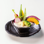 Kyushu vegetable half bath mini bagna cauda