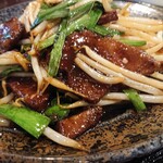 中華料理 満福苑 - ランチタイム レバニラ炒め定食