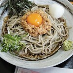 手打ちそば ちく林 - 納豆そば 900円