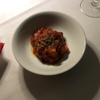 トラットリア グランボッカ - タコのピリ辛トマト煮込み