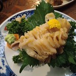 味の里 ばんだい - 活つぶ貝刺し 2,200円