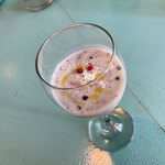 ビーチ食堂 Mr. BEACH - +200円でスープとドリンクがつきますんで・・・つけますよね。冷製スープめちゃめちゃ美味しかった！