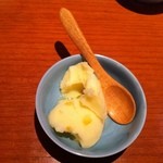 炭焼海鮮処 清水 - 柚子シャーベット
