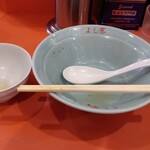 ラーメン よし家 - 完食完飲！ご馳走様でした！！