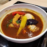 雪あかり 羽田空港店 - スープカレーつけ麺のスープカレー