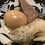 Rizu - 卵、蒟蒻、白滝　3品　400円