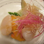 帆立と鎌倉野菜の冷菜