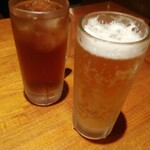 TEPPANDINING IRODORI - ウーロン茶、ノンアルコールビール