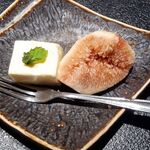 鳥越の宿　三楽園 - 水菓子(檸檬のムースといちじく)