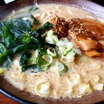 Nikkou Miso Ra-Men Iroha Shouten - 店の看板メニュー日光味噌ラーメン825円也