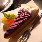 時の回廊 - 紫芋のタルト！ずっしりタルト生地、美味しい(≧∀≦)