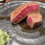 鳥茂 - 黒毛和牛のヒレステーキ