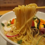 銀座 篝 - 鶏白湯Sobaトリュフ仕立て（麺）