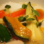 銀座 篝 - 鶏白湯Sobaトリュフ仕立て（野菜）