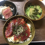 居喰処 光 - 2020/09/30
      日替り エビフライ定食 500円
      まぐろづけ丼 500円