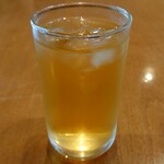 犬山ローレライ麦酒館 - ランチバイキングは、ソフトドリンクも飲み放題です。アップルジュースです。