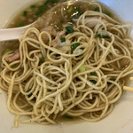 煮干らーめん 川むら - スープにドボン！