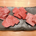 Itamae Yakiniku Isshou - 厳選４種盛り