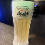 土間土間 - スーパードライの中ジョッキ　税別100円 以下全て税別
キンキンに冷えてました