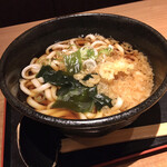 徳樹庵 - 料理写真:かけうどん。上の具材を避けていただきました。
決して嫌いなわけではありません(^^)