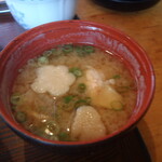 くつろぎ亭ひこべえ  - アラ入り味噌汁