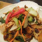 中華酒膳 幸龍 - （2012/6月）「帆立のブラックビーンズ」