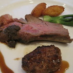 ル・クープル - 仔羊のグリルとハンバーグ