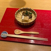 賛否両論 名古屋 - 茸とほうれん草のお浸し、カシオナッツの豆腐と胡麻クリーム