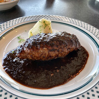 上野洋食遠山 - 上野洋食遠山特選デミグラスハンバーグ　¥1,850