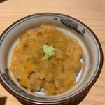 すし岩瀬 - ★塩水馬糞と箱ムラサキのウニご飯