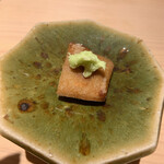 すし岩瀬 - 揚げたあん肝