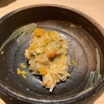 すし岩瀬 - 毛蟹と唐墨の混ぜご飯