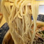 らぁ麺や 一晃亭 - 18番中細麺